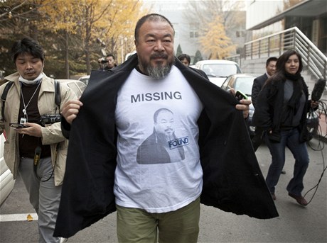 Vyznamenání dostane Aj Wej-wej za opakovanou kritiku ínské vlády