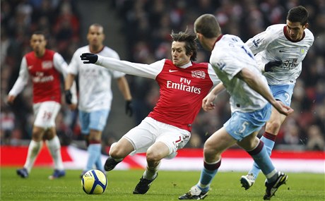 Arsenal - Aston Villa (Tomá Rosický)