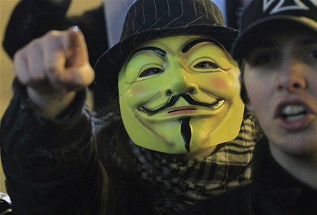 Hackei Anonymous  ilustraní foto