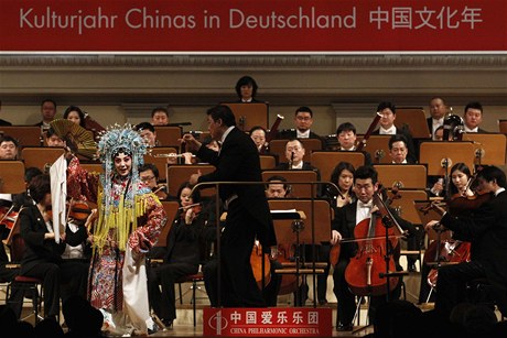 ínská filharmonie zahajující ped nkolika dny nový ínský rok v Berlín