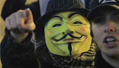 Hackei Anonymous  ilustraní foto