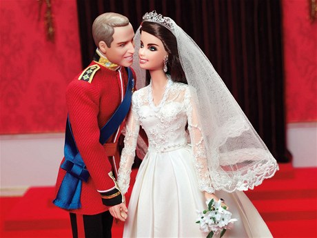 Princ William a Kate se budou prodávat jako panenky Barbie.