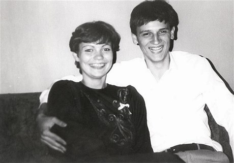 Radka Neasová se svým muem Petrem v roce 1984