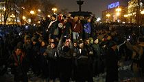 Demonstrace po prezidentských volbách na Puškinově náměstí Moskvě. | na serveru Lidovky.cz | aktuální zprávy