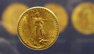 To je ona. Nejdra zlat mince svta - americk dvacetidolarovky Double Eagle z roku 1933.