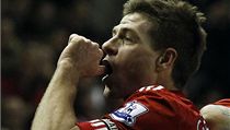 Fotbalista Liverpoolu Steven Gerrard