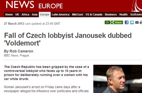 Kauza Romana Janouka se dostala i na strnky BBC