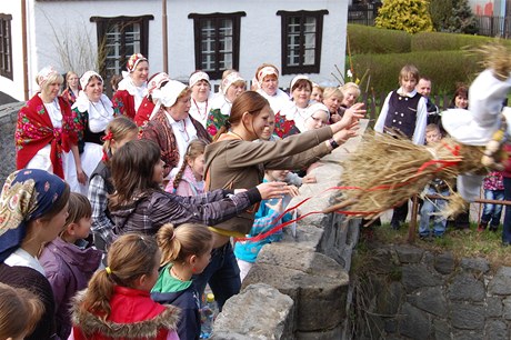 Velikonoce na Vísecké rycht v Kravaích u eské Lípy.