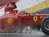 Fernando Alonso ve ferrari se s detm vypoádal nejlépe.
