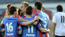 Viktoria Plzeň - České Budějovice. Radost plzeňských hráčů | na serveru Lidovky.cz | aktuální zprávy