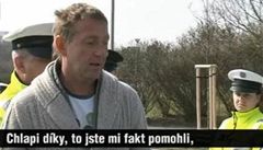 Opilý Roman Janouek dkuje policistm