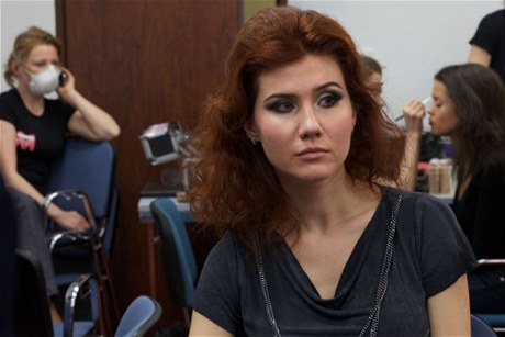 Anna Chapman na moskevské módní pehlídce