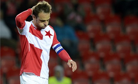 Fotbalista Slavie Luká Jarolím