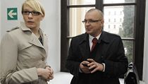 Kristýna Kočí a Jaroslav Škárka u soudu, 5. dubna 2012. | na serveru Lidovky.cz | aktuální zprávy