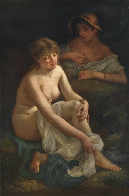 Toilette, obraz, jeho autorem by ml být francouzský malí Gustave Courbet