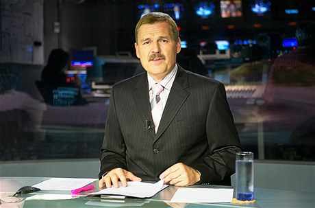 Moderátor Televizních novin TV Nova Pavel Dumbrovský