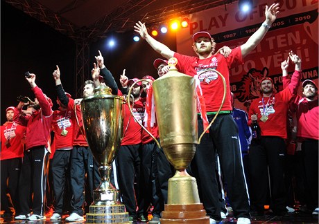 Pardubice slavily extraligový titul. 