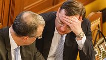 Petr Nečas a Miroslav Kalousek ve sněmovně | na serveru Lidovky.cz | aktuální zprávy