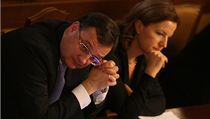 Petr Nečas a Karolína Peake ve sněmovně. | na serveru Lidovky.cz | aktuální zprávy