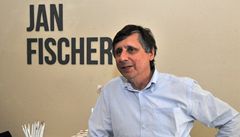 Kandidát na prezidenta Jan Fischer otevel na ikov svou volební kancelá.