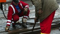 Oprava tramvajových kolejí | na serveru Lidovky.cz | aktuální zprávy