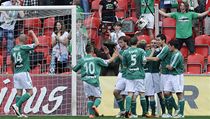 Bohemians 1905 - 1. FK Příbram. Radost hráčů a fanoušků Bohemians 1905 po ukončení série 17 zápasů bez vítězství, která trvala sedm měsíců | na serveru Lidovky.cz | aktuální zprávy