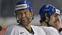 Čeští hokejisté Petr Nedvěd (vlevo) a Jakub Nakládal | na serveru Lidovky.cz | aktuální zprávy