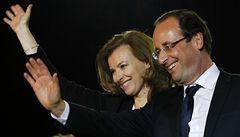 Francois Hollande s partnerkou Valérií Trierweilerovou.