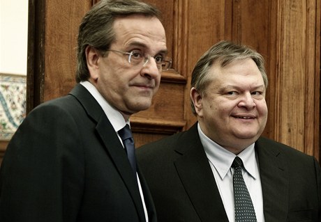 Antonis Samaras a Evangelos Venizelos