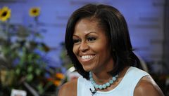 První dáma USA Michelle Obamová pila pohovoit o své knize do oblíbeného zpravodajského poadu Good Morning America (Dobré ráno, Ameriko).