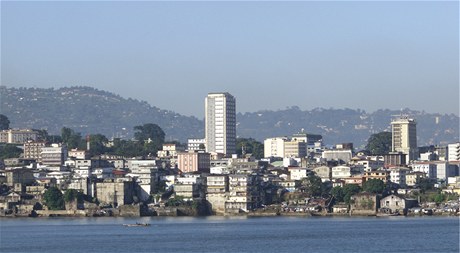 Freetown, hlavní msto Sierry Leone.