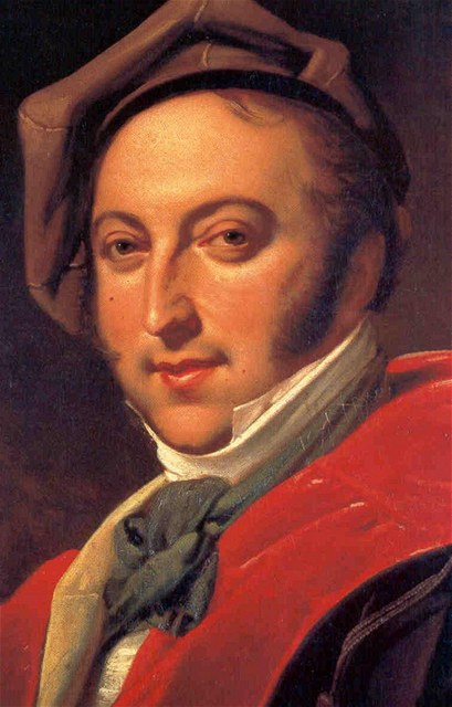 Italský skladatel Gioacchino Rossini