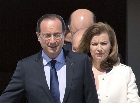 Francois Hollande s partnerkou Valérií.