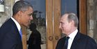 Barack Obama a Vladimir Putin