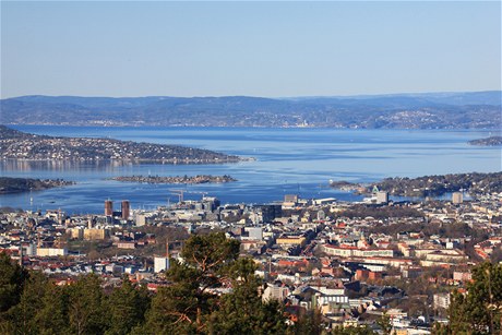 Pohled na Oslo.