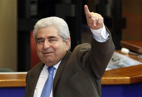 Kyperský prezident Demetris Christofias 