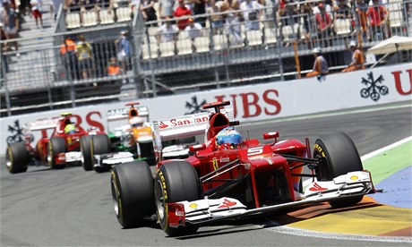 Fernando Alonso ve Valencii