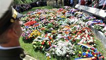Sedmdesáté výročí vypálení osady Ležáky na Chrudimsku a vyvraždění tamních obyvatel nacisty připomenulo 24. června dopoledne pietní shromáždění v místech, kde vesnice stála. | na serveru Lidovky.cz | aktuální zprávy