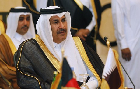 Bývalý katarský premiér Hamad bin Dasím bin Dabr Sání.