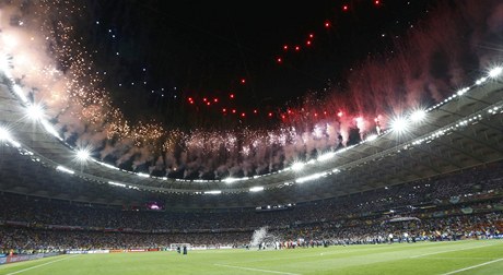 Stadion v Kyjev po finále ME