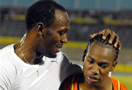 Usain Bolt a Yohan Blake