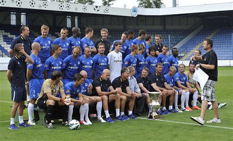 Fotbalisté Slovanu Liberec ped nadcházejícím roníkem první fotbalové ligy 