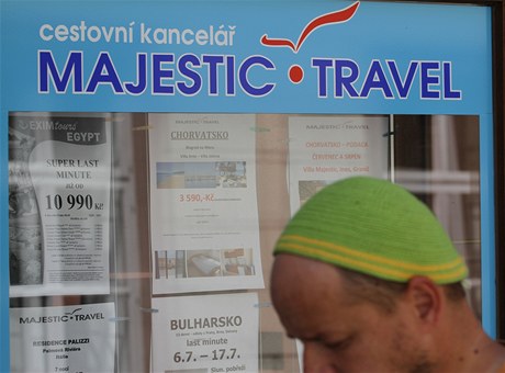 Boskovická cestovní kancelá Majestic Travel se dostala do finanních problém.