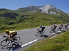 Královská pyrenejská etapa z Pau do Bagneres-de-Luchon mí 197 kilometr.