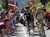 Cyklisté podporu fanouk jist ocení i pi jízd v Pyrenejích.