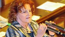 Vlasta Parkanová během svého projevu před hlasováním o jejím vydání k trestnímu stíhání. | na serveru Lidovky.cz | aktuální zprávy