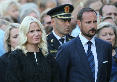 Norský korunní princ Haakon s manelkou Mette-Marrit