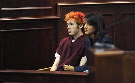 James Holmes se svou advokátkou