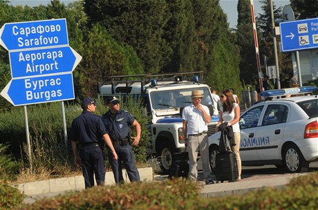Bulhartí policisté v Burgasu