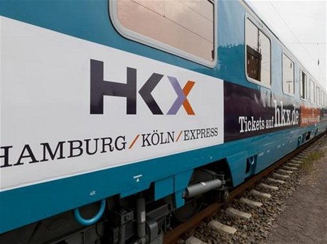 Vlaky nového konkurenta nmeckých drah Hamburg-Köln-Expressu 